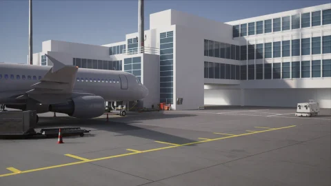 航空大楼/飞机场-ThreeDee Airport Asset Pack