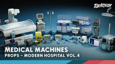 现代医疗道具 - Modern Hospital Props VOL.4