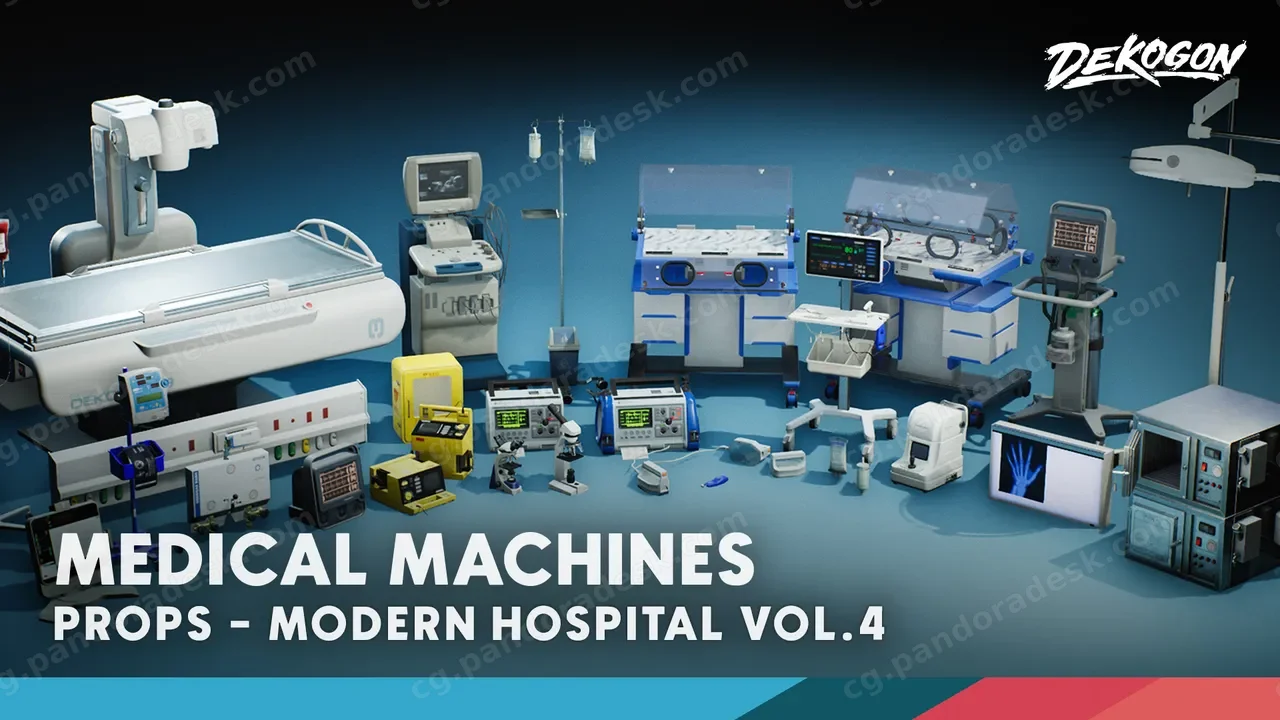 现代医疗道具 - Modern Hospital Props VOL.4