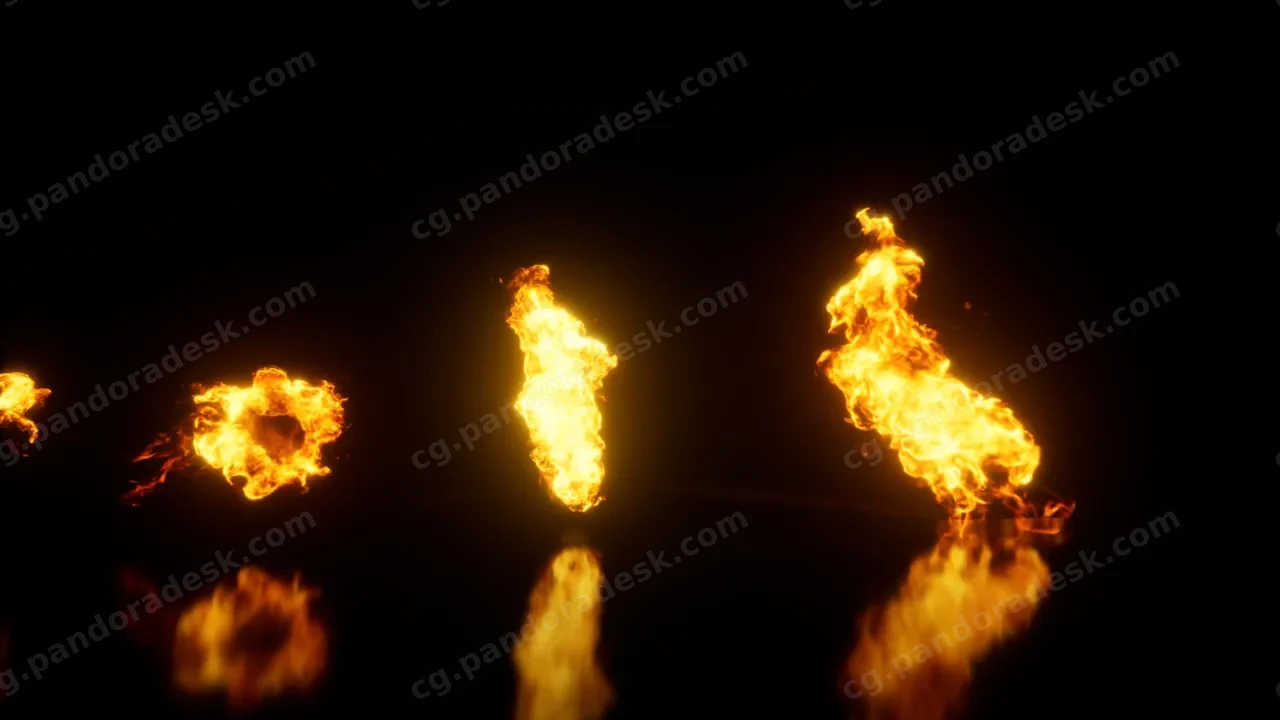 真实火焰特效 - Real Fire Pack 2d Effect Pack