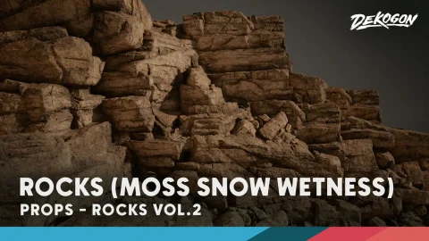 岩石 第二卷 - 雪、湿、苔藓 Rocks VOL.2 - Snow, Wetness, Moss