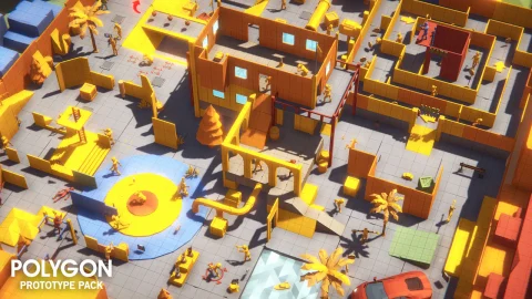 游戏关卡-POLYGON - Prototype Pack