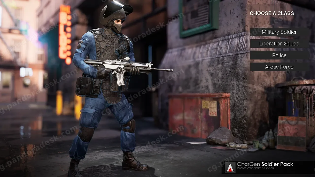 反恐特种部队士兵-CharGen: Counter-Terrorists Soldier Pack