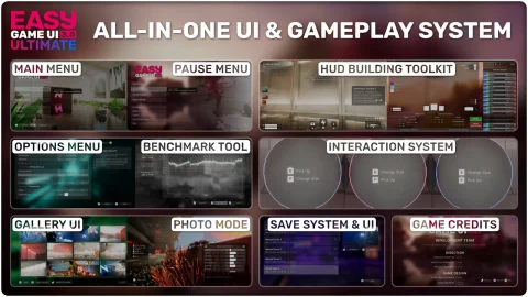 游戏UI终极套件 - Easy Game UI Ultimate