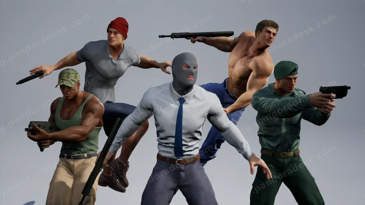 现代男性群体 Modern Male Pack