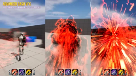 视觉特效包 - Advanced Dash VFX Pack