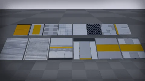 模块化科幻材质贴花-Modular SciFi: Materials & Decals