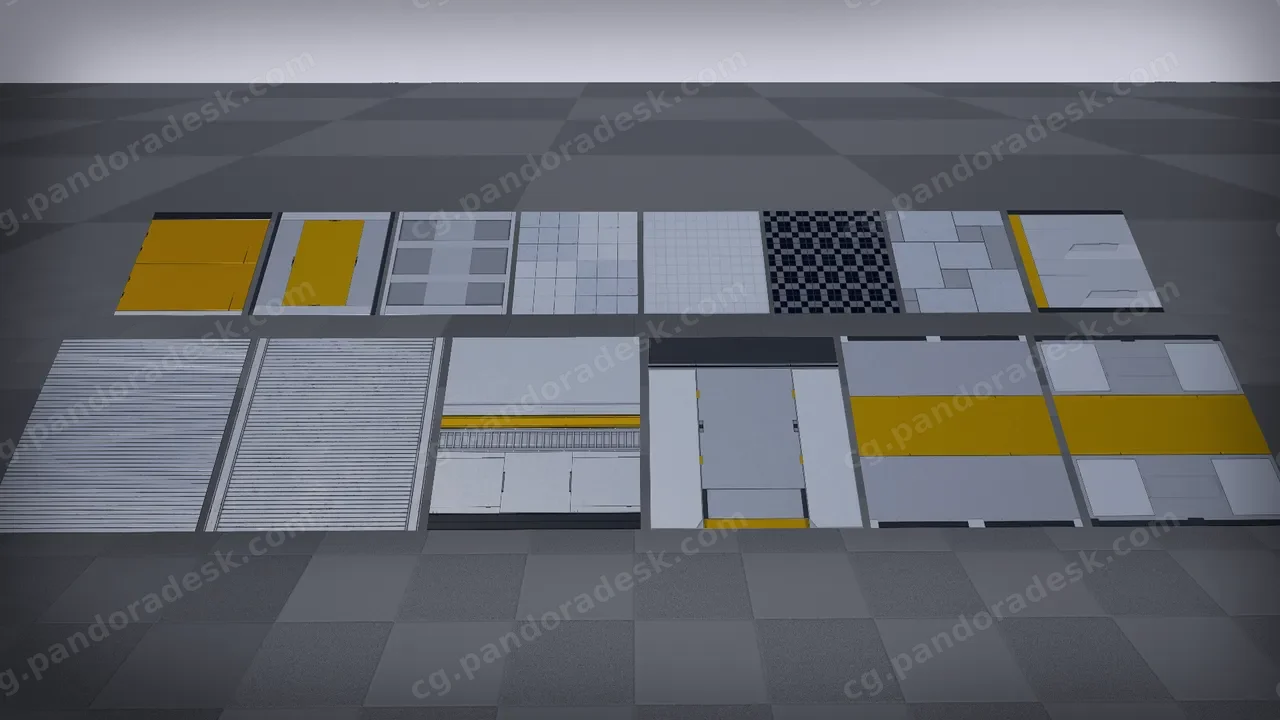模块化科幻材质贴花-Modular SciFi: Materials & Decals