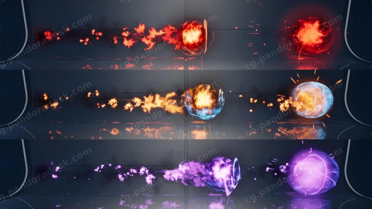 魔法球特效2-Magic Projectiles Vol. 2 - Niagara
