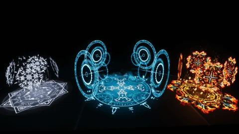 元素魔法阵效果1-Advanced Magic Circle 1