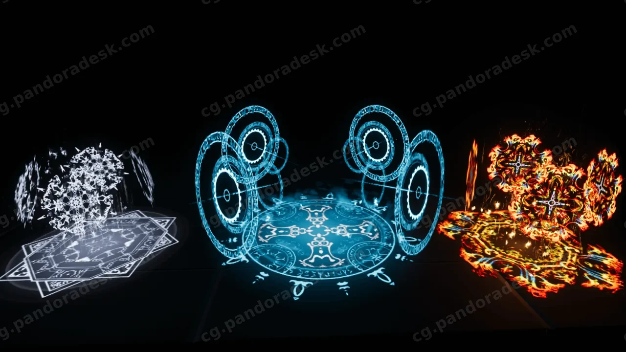 元素魔法阵效果1-Advanced Magic Circle 1