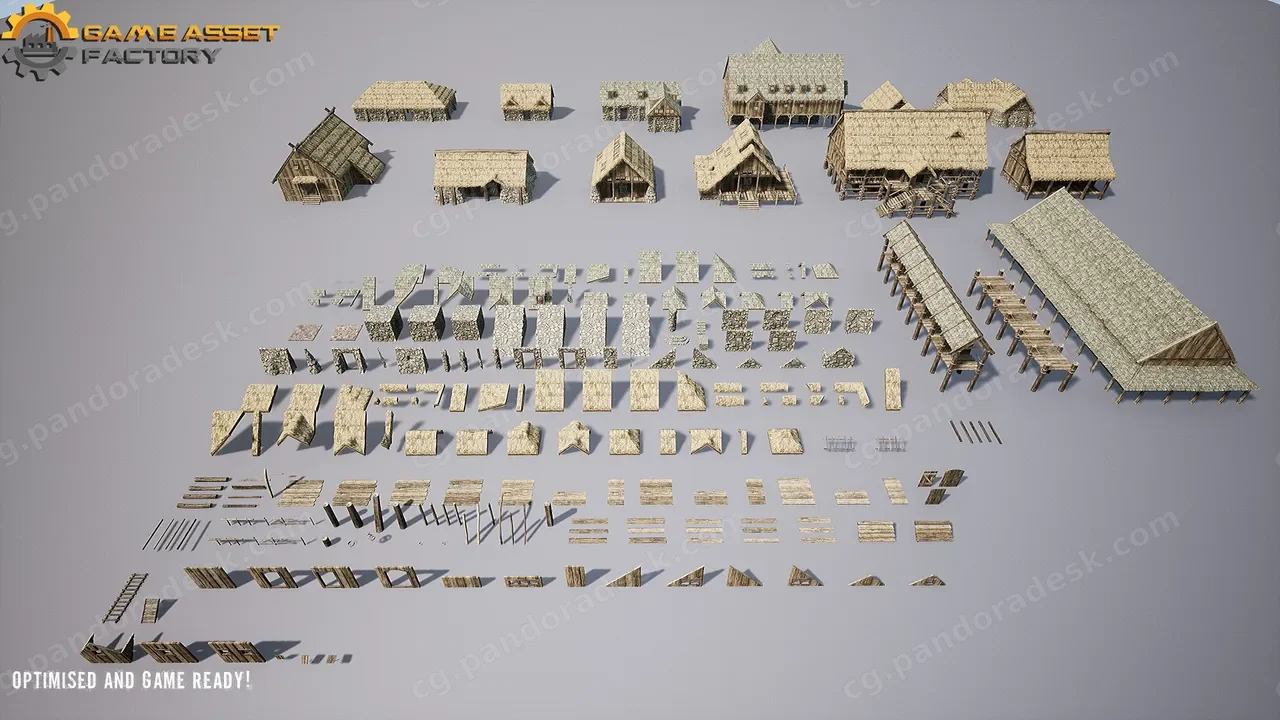 中世纪房屋 - Medieval Houses Modular Vol 2