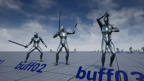 单手剑攻击动画-Rapier Anim Set