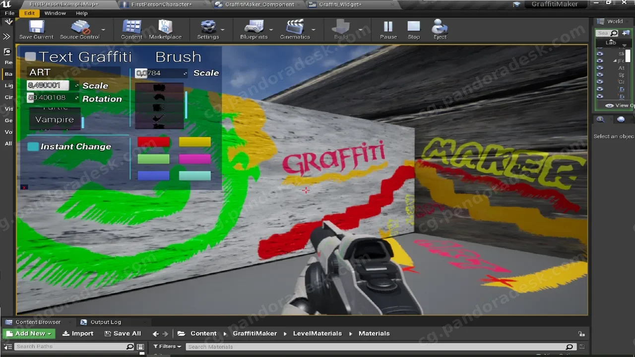 涂鸦制作器(游戏内) - Graffiti Maker (In-Game)