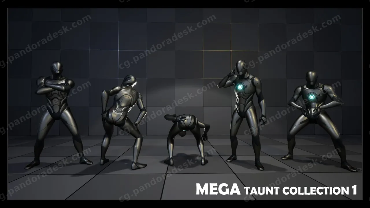 嘲讽挑衅等肢体动画-Mega Taunt Animation Pack