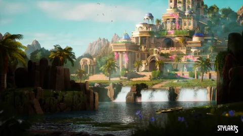 风格化的天堂花园（带角色和模块化） - Stylized Paradise Gardens
