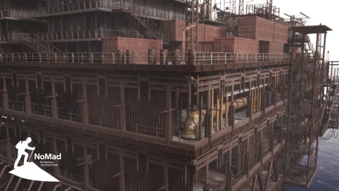 废弃海上平台——后末日近海环境包 Abandoned Sea Platform – Post-Apocalyptic Offshore Environment Pack