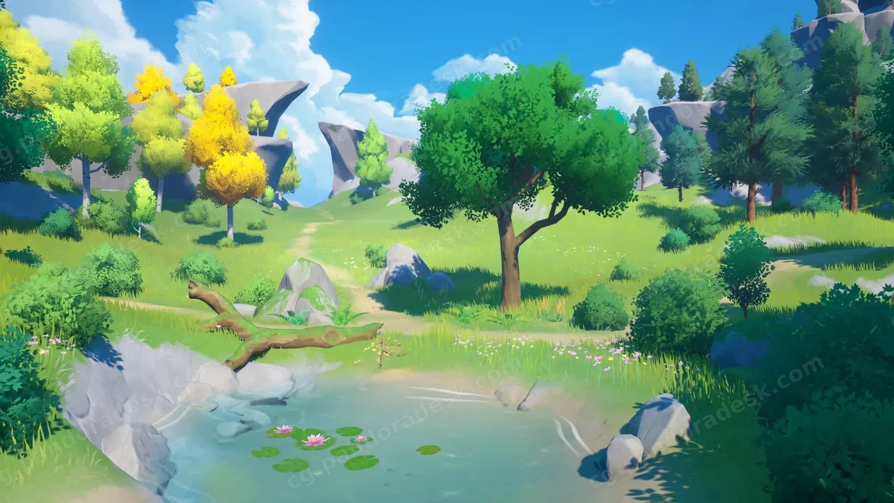 风格化自然与环境 - Stylized Nature & Environment Vol. 1