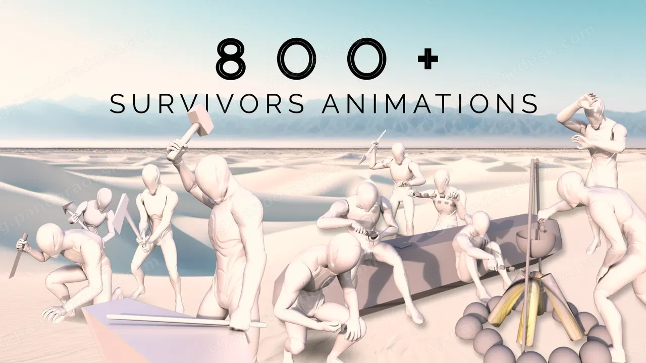 捆绑包:幸存者动画 BUNDLE Survivors Animations