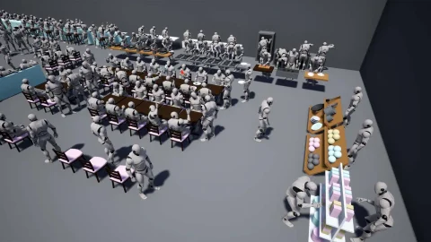 商户与顾客动画 - Vendors and Customer Animations