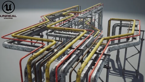 模块化工业管道 - Modular industrial pipeline