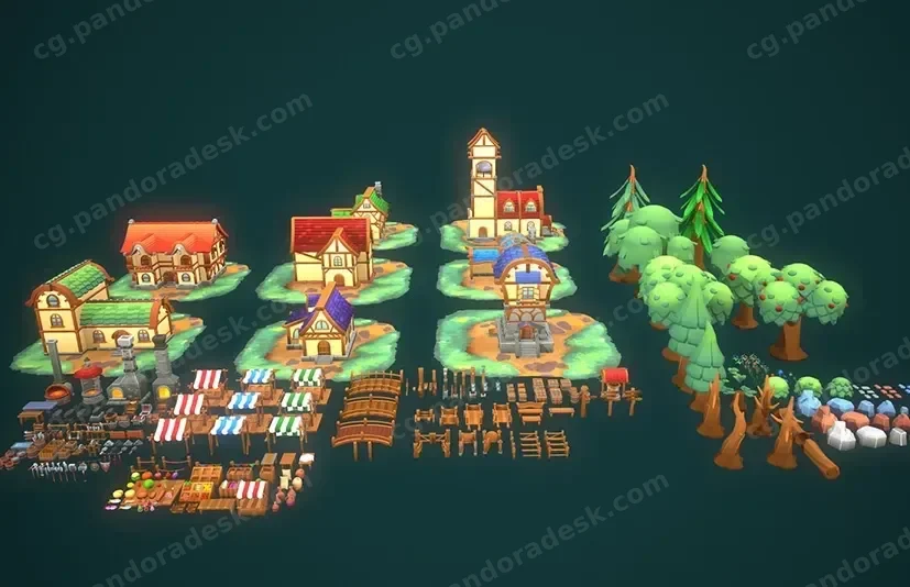 风格化城镇 - STYLIZED – Town