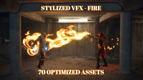 风格化火焰卡通粒子特效 Stylized VFX - Fire