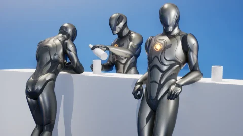 38 调酒师 NPC 动作捕捉动画 - 38 Bartender NPC Mocap Animations