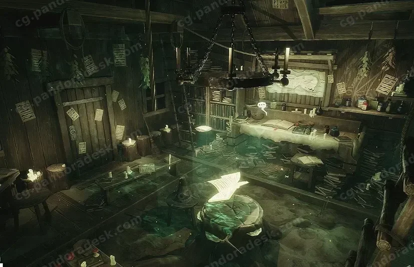 魔幻魔法小屋 - Unreal Cabin Environment