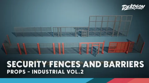 工业VOL.2 - 安全围栏和障碍物 - Industrial VOL.2 - Security Fences and Barriers