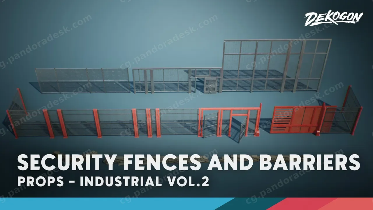 工业VOL.2 - 安全围栏和障碍物 - Industrial VOL.2 - Security Fences and Barriers