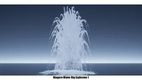 水爆炸特效 - Niagara Water Explosions Pack 01