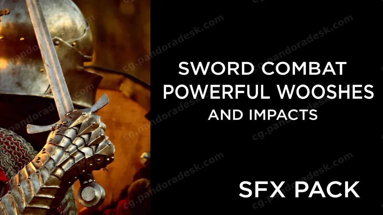剑战的呼啸特效 - Sword Combat Powerful Whooshes SFX