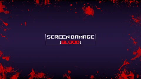 屏幕损伤（血液） - Screen Damage (Blood)