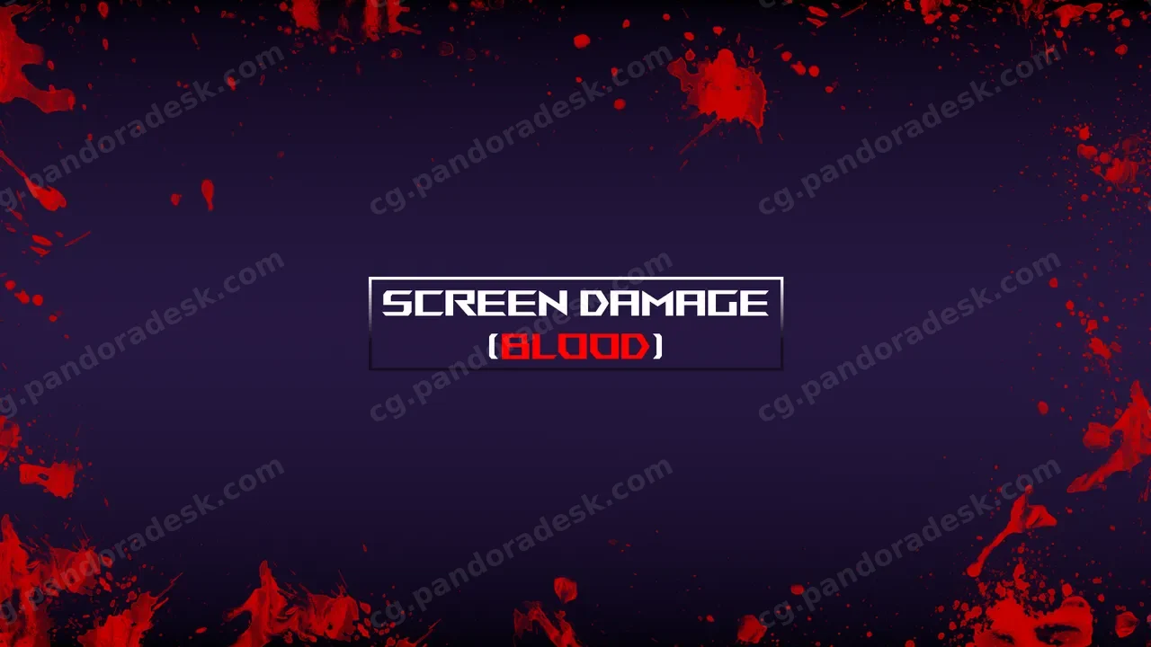 屏幕损伤(血液) - Screen Damage (Blood)