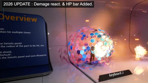 科幻力场护盾特效-Shield FX Responsive