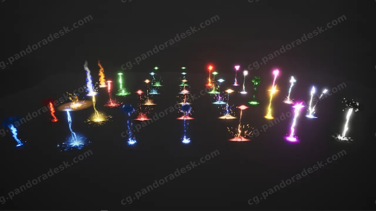 风格化闪电特效第 1 卷 Stylized Lightning Vol.1 - Niagara