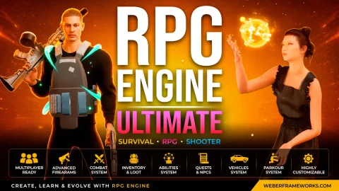 RPG引擎终极多人游戏框架 RPG Engine Ultimate Multiplayer Framework