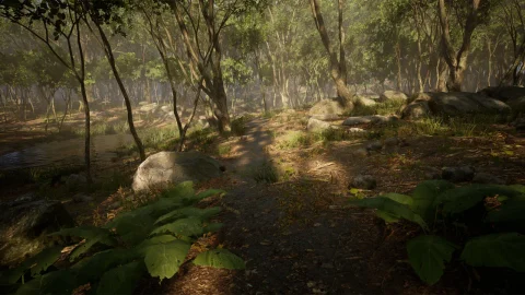野外树林-Leaf Tree Forest Biome