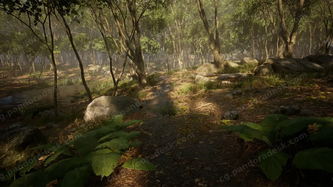 野外树林-Leaf Tree Forest Biome