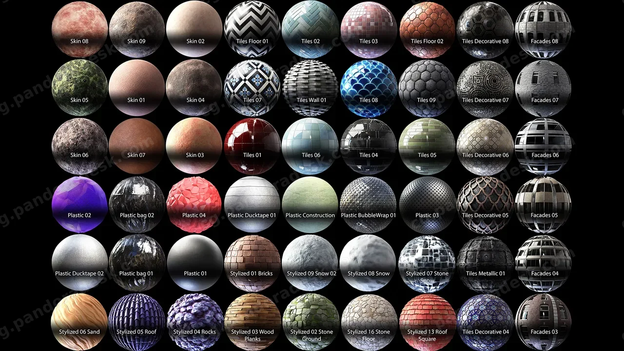 PBR材质库 - 99 PBR Materials Vol.01-2