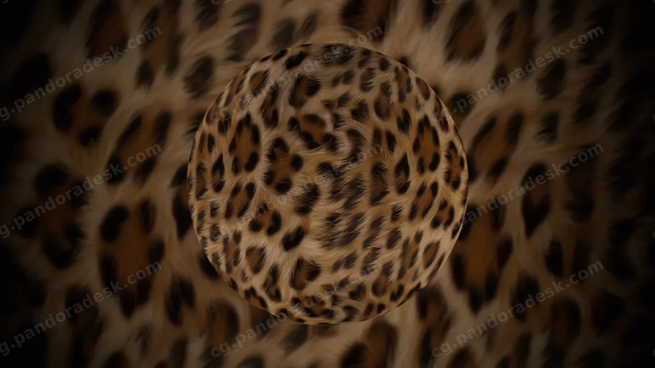 豹纹材质包1 - Leopard Fur Material Pack 1