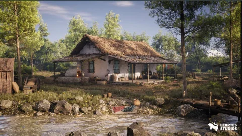 中世纪西班牙小屋场景 - Spanish Cottage
