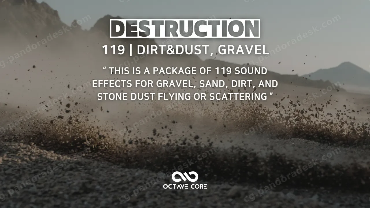 灰尘与尘土音效 Dirt&Dust SoundEffect