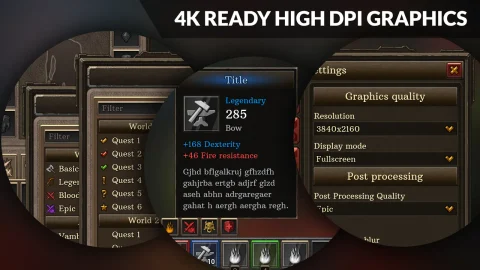 4K 全幻想图形用户界面 - 4k Full Fantasy GUI