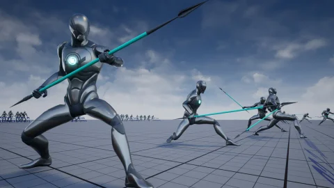长矛动画-Oriental Spear AnimSet