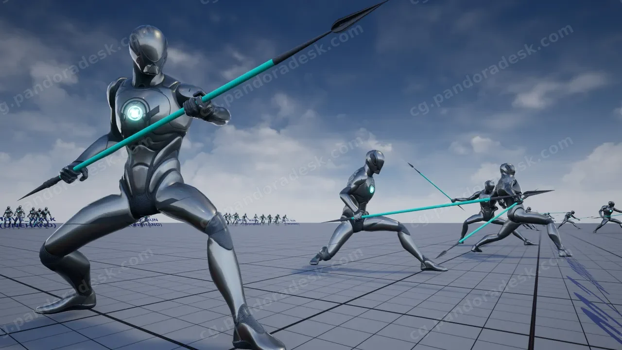 长矛动画-Oriental Spear AnimSet