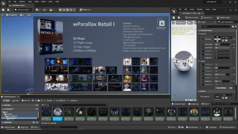 视差贴图 - wParallax Retail I