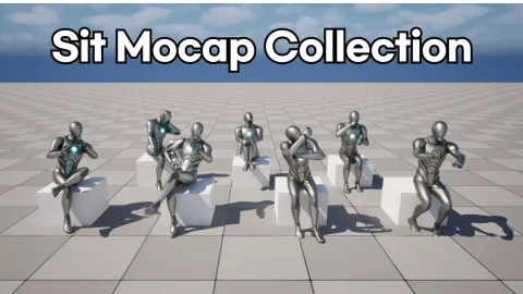 坐姿动作捕捉合集 - Sit Mocap Collection