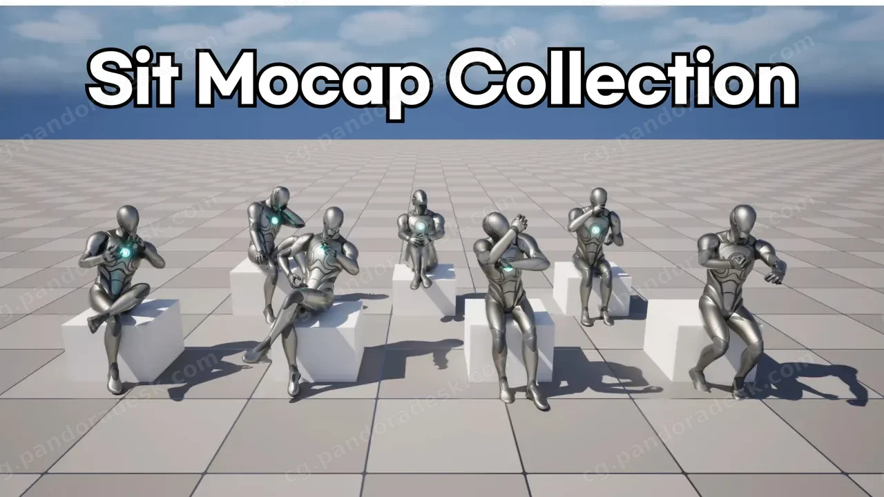 坐姿动作捕捉合集 - Sit Mocap Collection